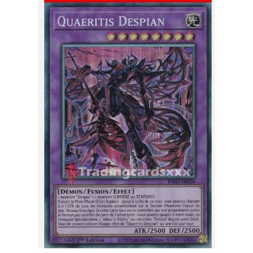 Yu Gi Oh Ra05 Fr036 Quaeritis Despian Collector