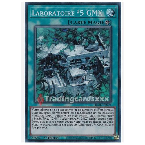 Yu Gi Oh Blzd Fr095 Laboratoire #5 Gmx Super Rare