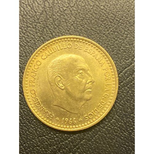 Lot De 2 Pièces, 1 Pesetas  Année  1/1966 Étoile, 70 Et Une 1966, Étoiles, 74, Franciscofranco 