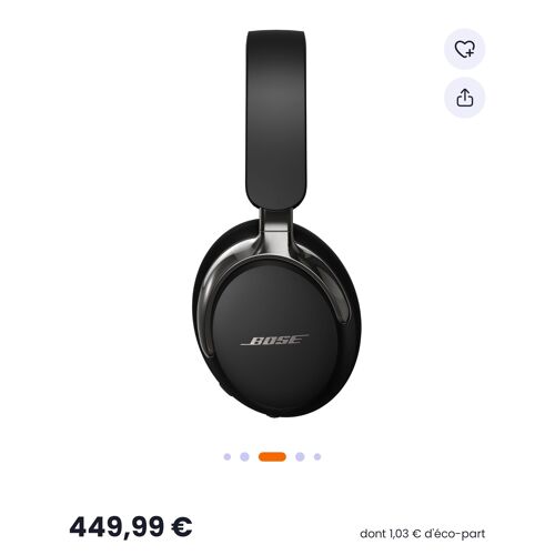 Casque Bose ultra 2 quiet confort neuf