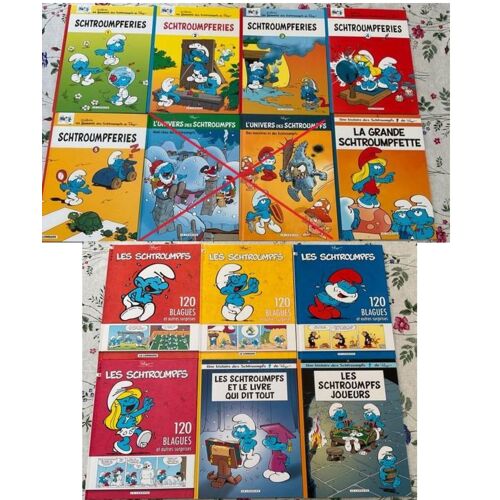 12 Bd Les Schtroumpfs Neuves