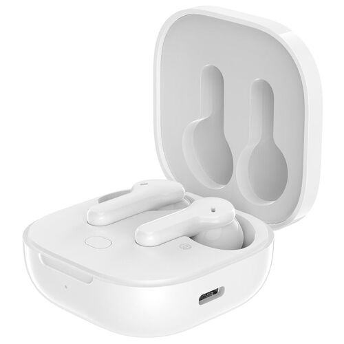Boompods bassline COMPACT Casque Sans fil Ecouteurs Musique/Quotidien USB Type-C Bluetooth Blanc