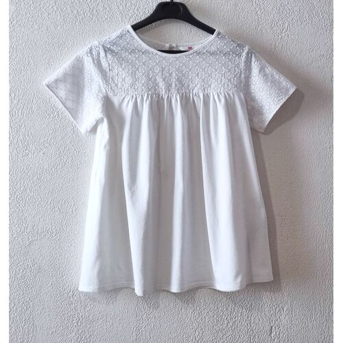 Tunique Levi'S Taille Xs Blanche Avec Broderie Ajourée Tbe