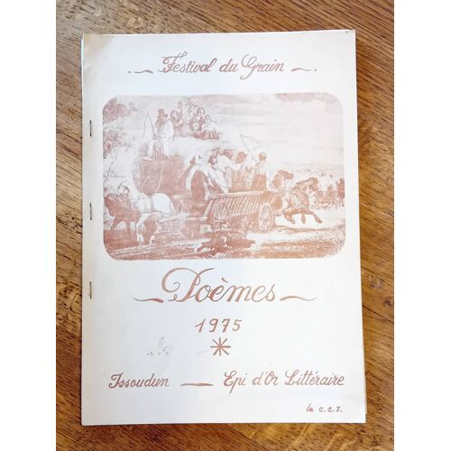 Poèmes Issoudun 1975 Festival Du Grain