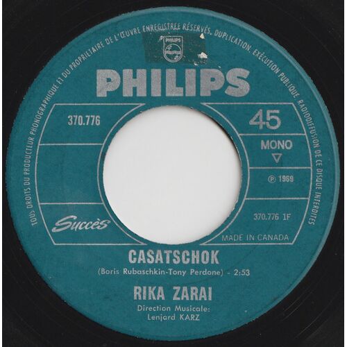 Rika Zarai – Casatschok