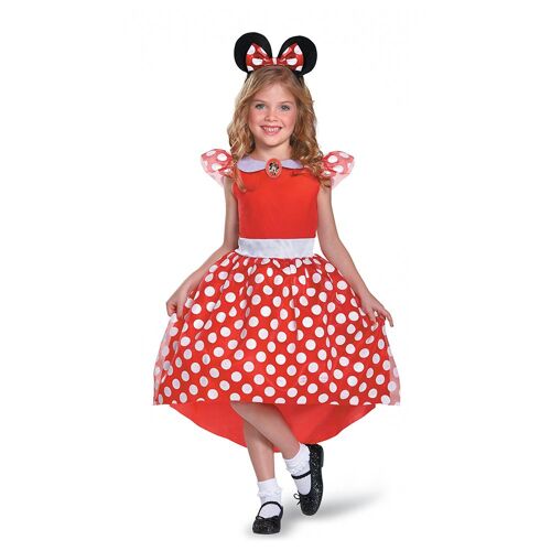 Disguise Costume Rouge Disney Minnie Mouse Pour Enfants, Costume Officiel Sous Licence Disney Par, Avec Serre-Tête Minnie Inclus, En Matière Douce, 5-6 Ans