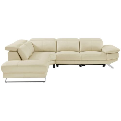 Vente-unique PUNO Canapé d'angle 6 siège(s) Beige