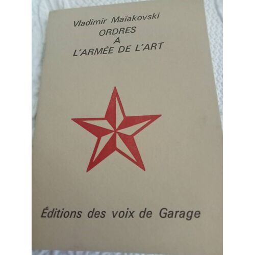Ordres À L'Armée De L'Art