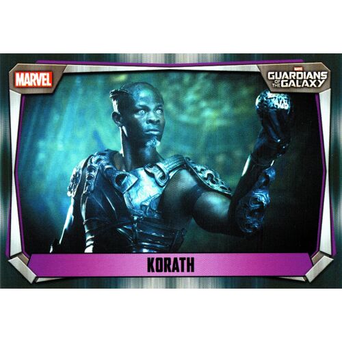 Korath - Carte Marvel Missions Vf - 191/270 - Gardiens De La Galaxie
