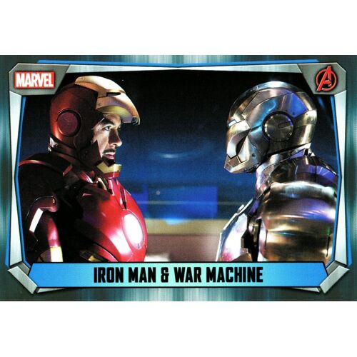 Iron Man & War Machine - Carte Marvel Missions Vf - 110/270 - Iron Man 2