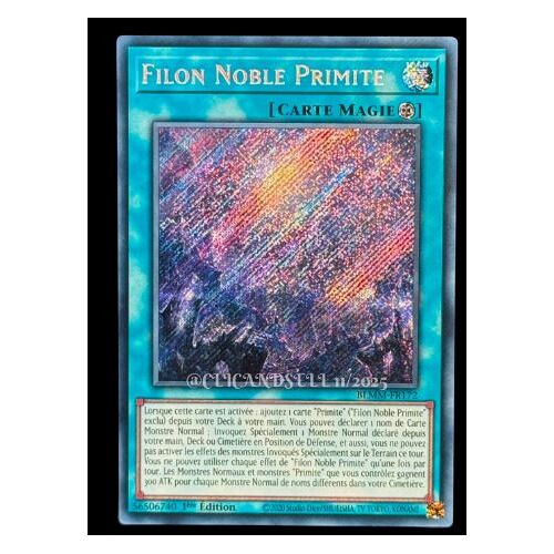 Yu Gi Oh Blmm Fr172 Filon Noble Primite Secrete Rare