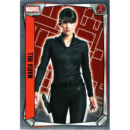 Maria Hill - Carte (Brillante) Marvel Missions Vf - 233/270 - The Avengers