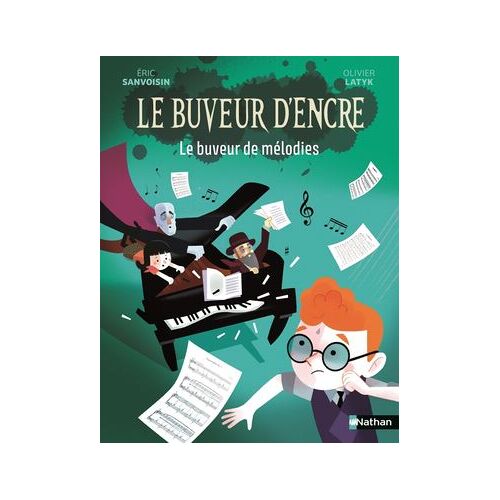 Le Buveur D'encre : Le Buveur De Mélodies - Enquête Au Concert De Piano - Roman Illustré Pour Enfants 7-11 Ans