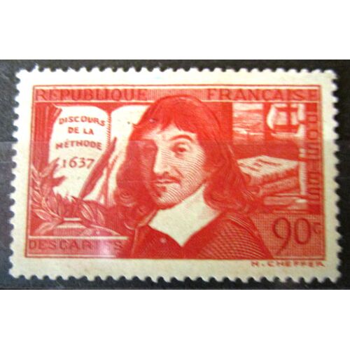 1937. F342: Tricentenaire Du Discours De La Méthode De René Descartes.