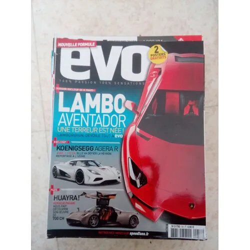 Evo 58 De 2011 Koeniggsegg Agera R,Audi Rs3,Lamborghini Aventador Lp700-4,Lamborghini Countach Qv,Citoen Ds3 Racing,Mini Jcw,Clio Rs,Opel Corsa Opc,Polo Gti,Skoda Fabia Rs,Lancia Delta Integrale Evo,P