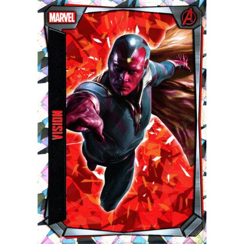 Vision - Carte (Brillante Super Holo) Marvel Missions Vf - 264/270 - Captain America Civil War