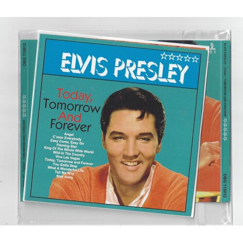 Elvis Presley Today Tomorrow And Forever Livret 4 Pg +Poster Couleur 1 Cd 21 Titres Soundboard +Bonus Postcard  Édition Collector Limitée 300 Exemplaires Sortie Février 2011 Pochette Scellée Très Rare