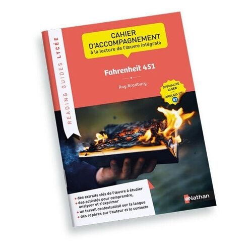 Fahrenheit 451, Ray Bradbury - Cahier D'accompagnement À La Lecture De L'oeuvre Intégrale Llcer Anglais 1re B2