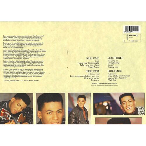 Jonathan Butler "Lies" Vinyle Double 33 T 30 Cm - Lp - Zomba Productions Ltd - Jive - 1985