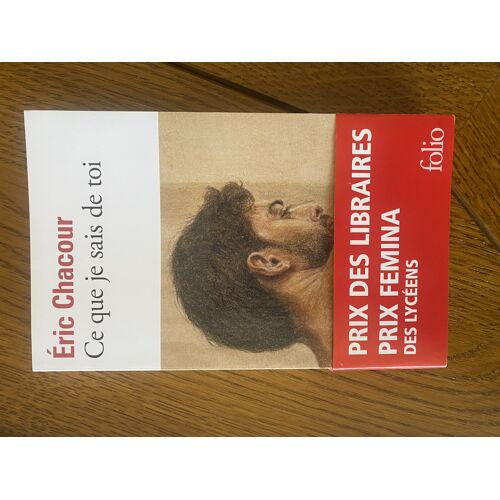 Ce Que Je Sais De Toi Eric Chacour