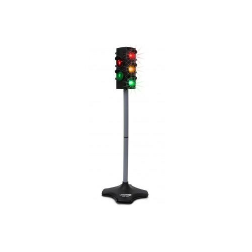 Grand Feu tricolore de signalisation 73 cm Son et Lumieres - Jouet Educatif Enfant - Circulation, Trafic - Set Jeu Jardin + Carte