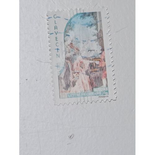 Timbre France Lettre 20g Autoadhésifs Yvert N° 398 Art La Musique Clavecin Carmontell De 2010
