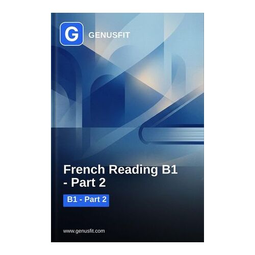 Genusfit: French Reading B1. Part 2/2