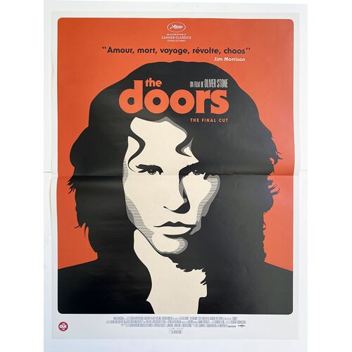 The Doors - Affiche De Cinéma Pliée - Format 40x53 Cm - De Oliver Stone Avec Val Kilmer, Kathleen Quinlan, Kyle Maclachlan, Kevin Dillon, Meg Ryan - Ressortie 2019
