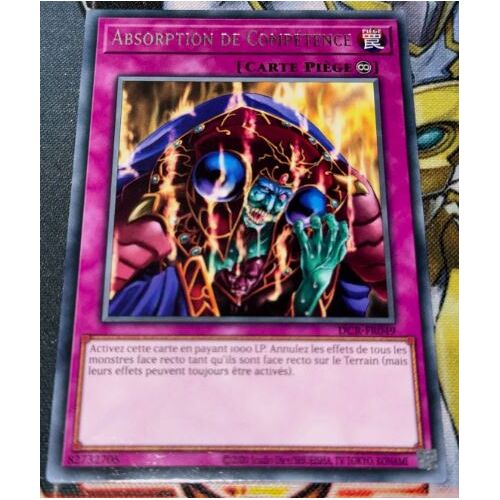 Yu Gi Oh Dcr Fr049 Absorption De Competence Rare
