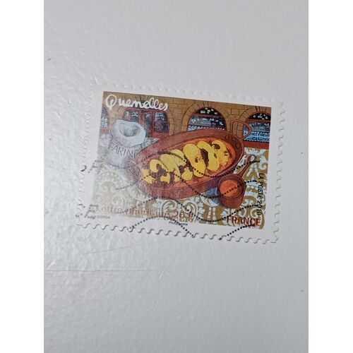 Timbre France Lettre 20g Autoadhesif Oblitere Yvert N° 431 Saveurs De Nos Regions Quenelles De 2010