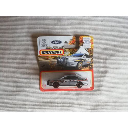 Voiture Ford Police Interceptor Matchbox 1/64-Matchbox
