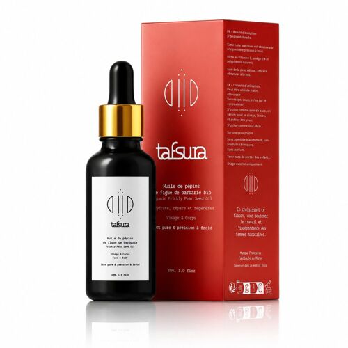 Tafsura - Huile De Pépins De Figue De Barbarie Bio 30 Ml - 