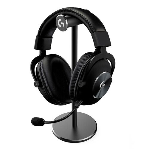 Casque PC Logitech gaming sans fil Pro X Lightspeed Noir avec repose casque pour PC PS5 et PS4