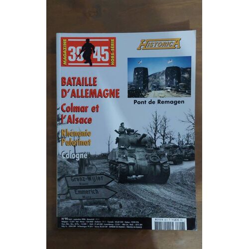 39-45 Magazine Hors-Série N° 90. Bataille D' Allemagne. Bon État.