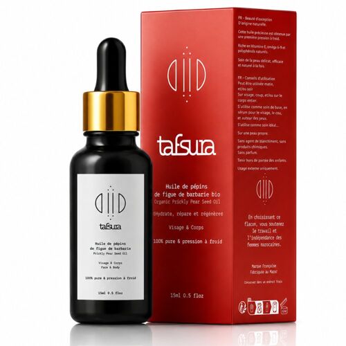 Tafsura - Huile De Pépins De Figue De Barbarie Bio 15 Ml - 