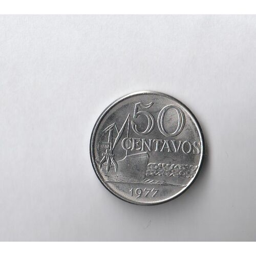 Piece Bresil 1977 50 Centavos