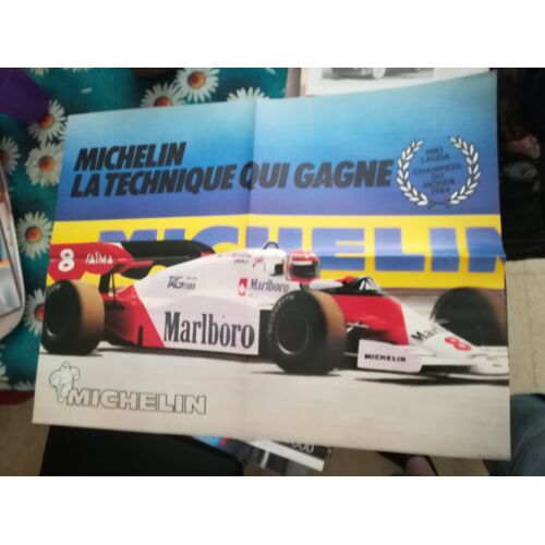 Poster Lauda Mclaren Mp4/2 1984