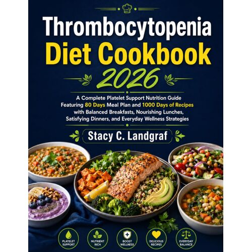 Thrombocytopenia Diet Cookbook 2026: A Complete Platelet Support Nutrition Guide Featuring 80 Days Meal Plan And 1000 Days Of Recipes With Balanced ... Dinners, And Everyday Wellness Strategies