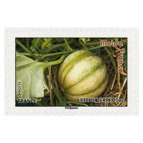 France 2012, Très Beau Timbre Autoadhésif Neuf** Luxe Yvert 687, Fruits Pour Une Lettre Verte - Melon 'Vieille France', Validité Permanente, Pour Collection Ou Affranchissement.