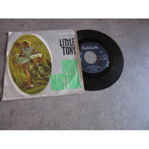 Vinyle 45 Tours Little Tony Ogni Mattina : Mon Mi Rimane Che Chiederti Perdono Ref Durium 7427 Ilalia