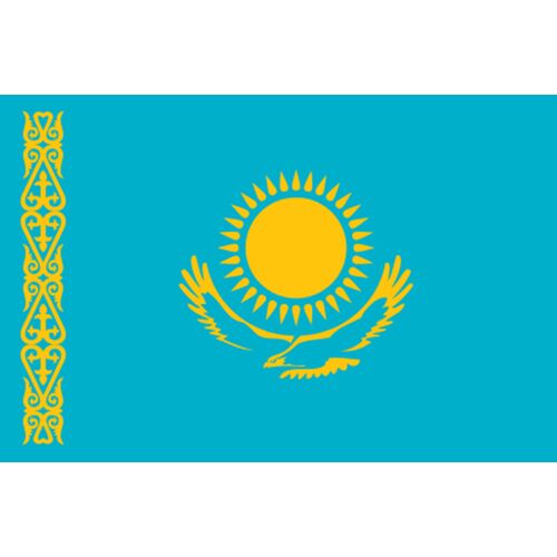 Drapeau Kazakhstan (15x10cm) - Sticker/Autocollant