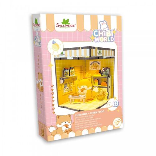 Mini scène à créer Chibi Box Chien