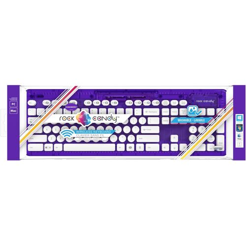 PDP Rock Candy Wireless Keyboard - Modèle Violet