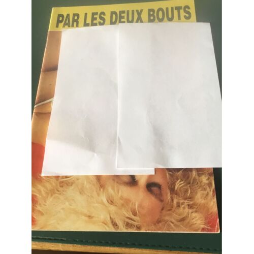 Par Les Deux Bouts Roman Photos Porno Brut Diffusion 2 Trim 1990