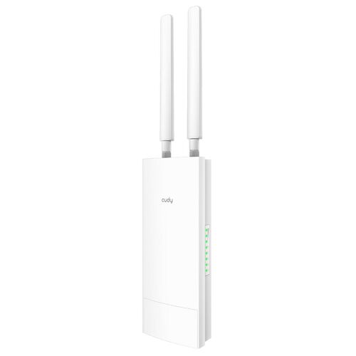 Cudy Indoor/Outdoor 4G Cat 6 AC1200 Wi-Fi Router, LT700 Outdoor 1.0 routeur sans fil Gigabit Ethernet Bi-bande (2,4 GHz / 5 GHz) Blanc