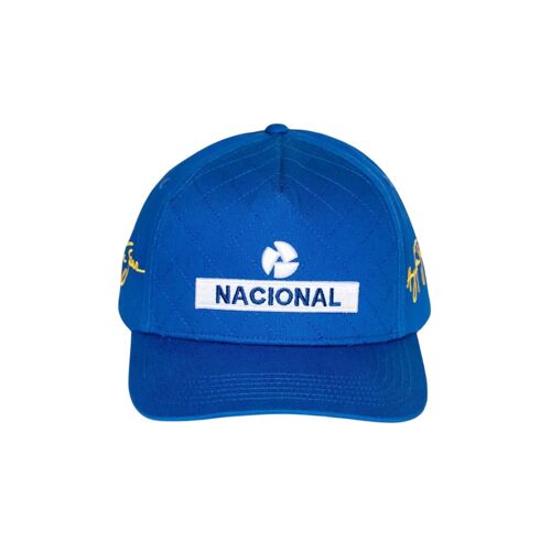 Casquette Ayrton Senna, Nationale, Matelassée, Bleu