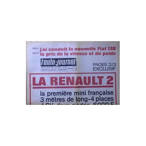 Auto Journal 482 De 1969 Fiat 130,Mercedes 220d,24h Du Mans