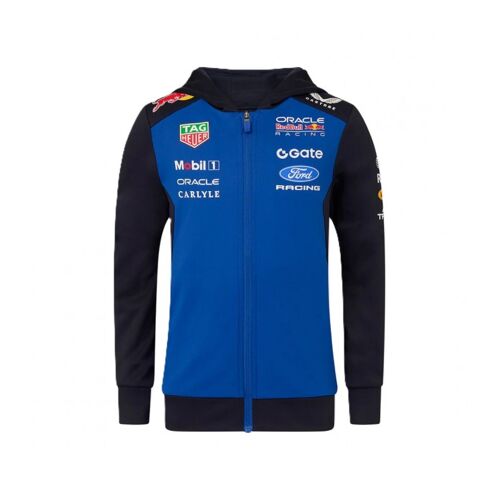 Sweat À Capuche Zippé Oracle Rb Racing Juniors Teamline Bleu/Marine F1