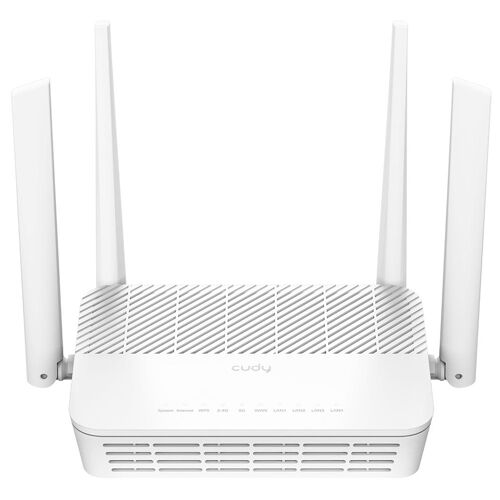 Cudy AX3000 2.5G Mesh Wi-Fi 6 Router, WR3000H 1.0 routeur sans fil 2.5 Gigabit Ethernet Bi-bande (2,4 GHz / 5 GHz) Blanc