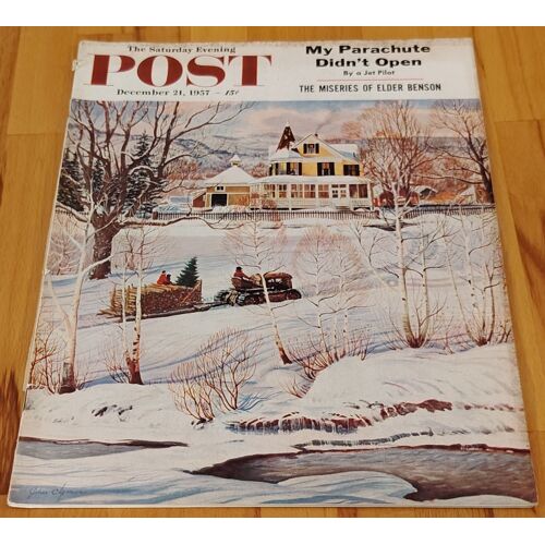 The Saturday Evening Post - December 1957 - Magazine Américain - Rare - Bon État